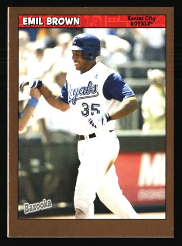 Emil Brown 2006 Bazooka #152 Kansas City Royals Baseball Trading Card