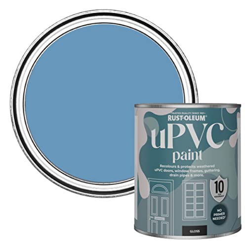 Rust-Oleum Blue uPVC Door and Window Paint In Gloss Finish - Cornflower Blue 750ml