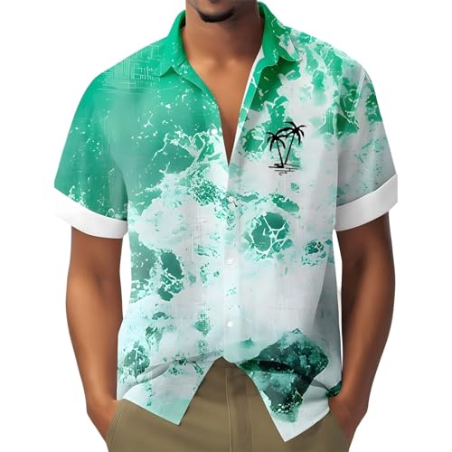 Chemise de plage et polo tee shirt blanc XXL pour un été funky