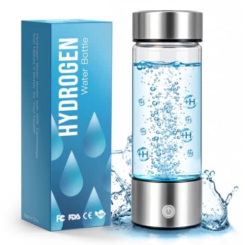 Hydrogen Water Bottle Generator, 2200PPB in 3 Minutes Portable Rechargeable