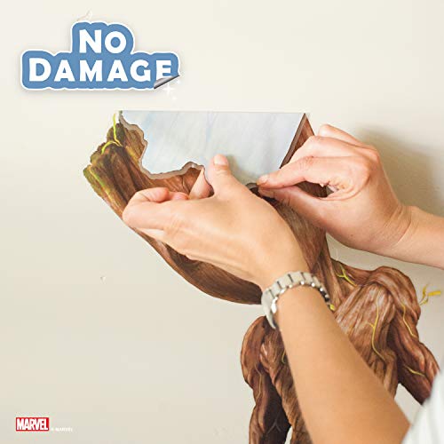 Wall Palz Marvel Guardians Of The Galaxy Baby Groot Wall Decal - Groot Wall Stickers With 3D Augmented Reality Interaction - 26" Groot Stickers - Marvel Legends Room Decor #TOP2