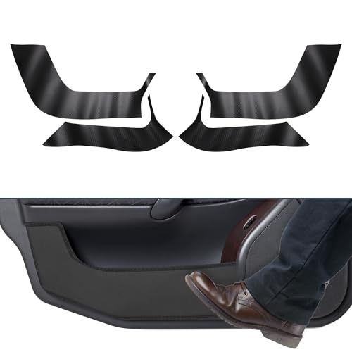 FUELHOOD トヨタ 新型ライズ A200/A210系 2019.11 専用 合成皮革製 車ドア アンチキックパッド ステッカー カーボンファイバーカラー 4枚