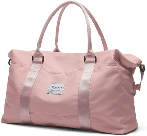 Travel Duffel Bag,Sports Tote Gym Bag,Weekender Bag,Overnight Bags for Women with Wet Pocket and Trolley Sleeve,Dusty Pink 1 Travel Duffel Bag,Sports Tote Gym Bag,Weekender Bag,Overnight Bags for Women with Wet Pocket and Trolley Sleeve,Dusty Pink