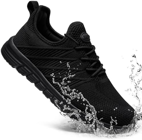 Non Slip Work Shoes for Women Slip On Sneakers Water Resistant Sh...