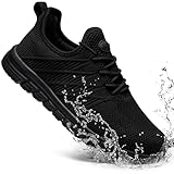 Taquco Non Slip Work Shoes for Women Slip On Sneakers Water Resistant Shoe Slip Resistant Food Service Waterproof Zapatos Antideslizantes para Mujer (Black,7)