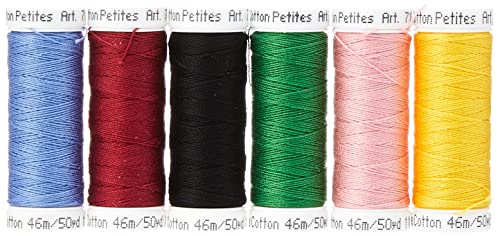 Sulky Sampler 12wt Cotton Petites, Most Popular Assortment, 6-Pack