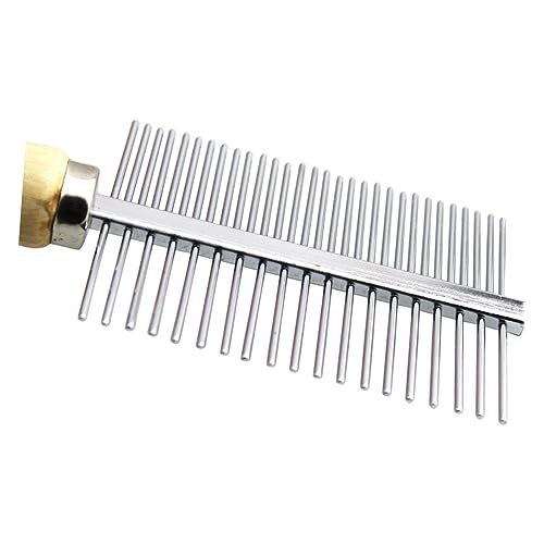 SEWOART Grooming Comb Set for Dogs and Cats Pet Steel Comb Trimmer for Hair Cutting and Mats Removal