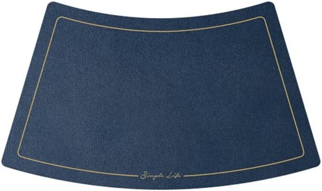 4 Pcs Table Place Mats Leather Placemats Table Decoration Cover Home Dining Table (Color : E)