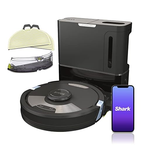 Shark AI Ultra 2in1 Robot Vacuum & Mop with Sonic Mopping, Matrix Clean, Home Mapping, HEPA Bagless Self Empty Base, CleanEdge Technology, for Pet Hair, Wifi, Works with Alexa, Black/Silver (RV2610WA)