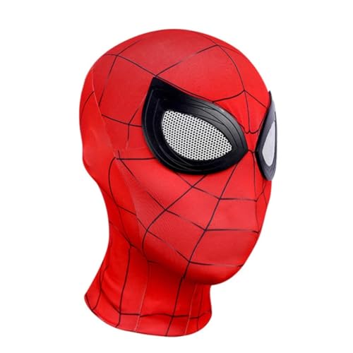 Máscaras do Homem-Aranha para Adultos e Crianças em poliester. (B)