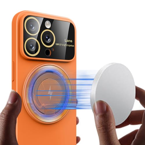 Coque magnétique iPhone 14 Pro Max avec bague de charge et protection objectif complète