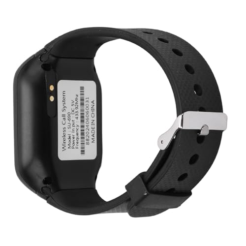 di Chiamata Wireless con 4 Ricevitori e 1 Trasmettitore, Cercapersone senza Fili per Badanti e Ristoranti, Funzione di Chiamata in Coda