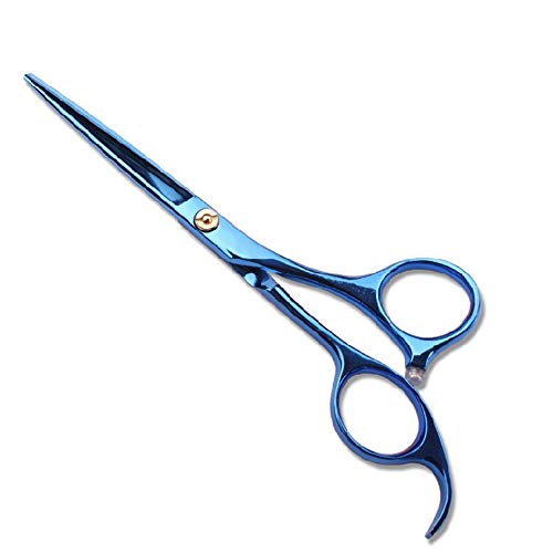 Ciseaux de coiffure bleus pour rafraîchir sa coupe de cheveux