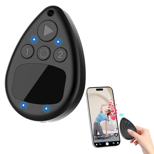 OUTXE Wireless Auto Clicker for iPhone, Bluetooth Phone Screen Tapper with Battery for Hands Free, Silent & Adjustable Speed Finger Clicker for Tiktok Live Broadcasts Likes, Gaming, Reward Task