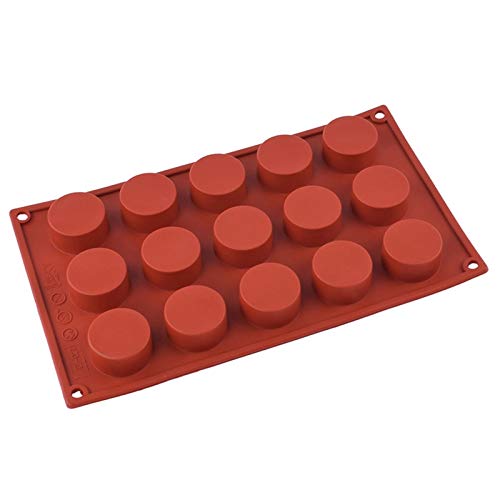 SUNSK Stampo per Torta in Silicone 4 Pollici Tonde Teglie da Forno Silicone Cake Molds Antiaderente Teglie per Pasticci Gelatina Cioccolato Dolci 6 Pezzi