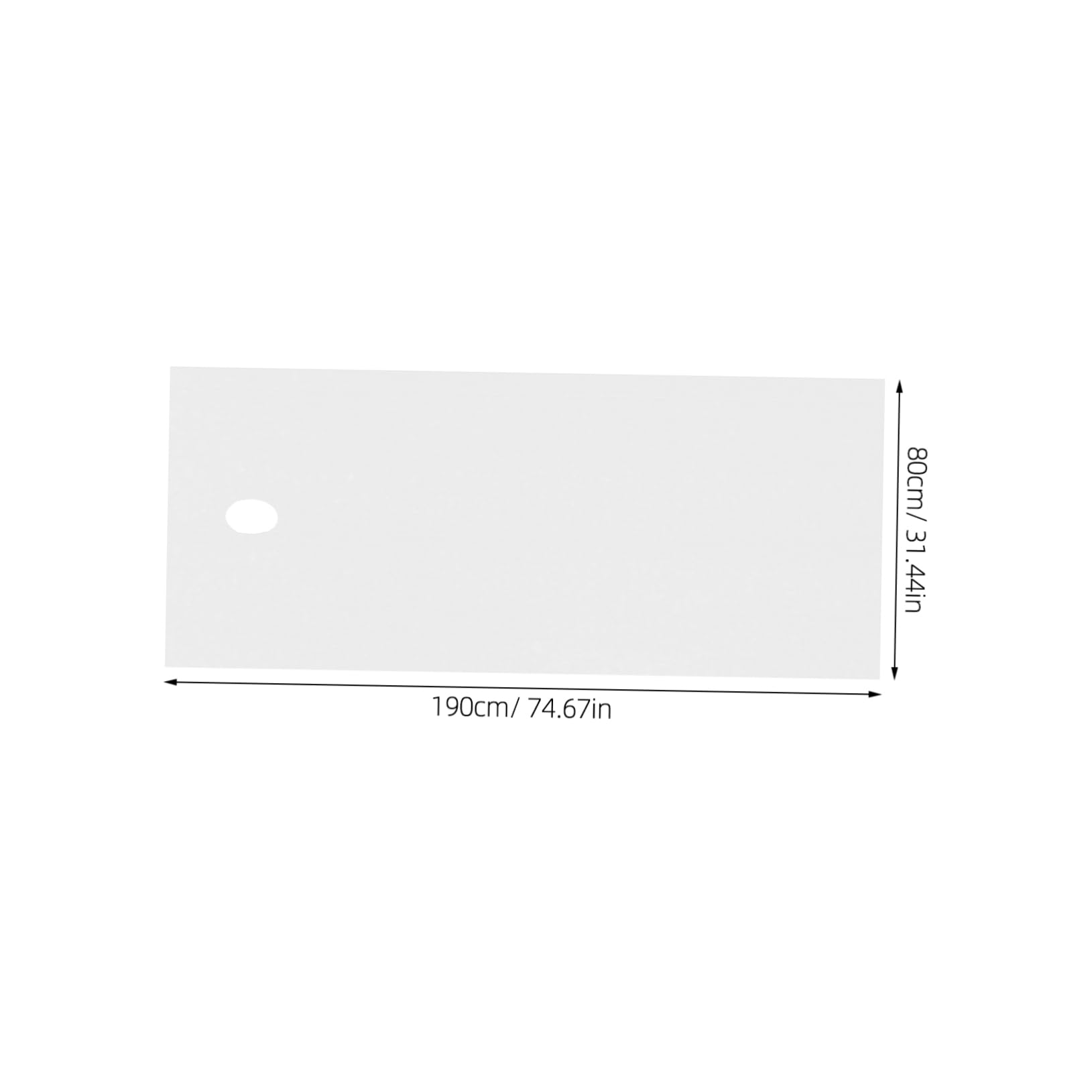 Beavorty Travel Bed Sheets for Hotel Disposable Massage Bed Sheet Nonwoven Fabric 190x80cm Open Hole Design