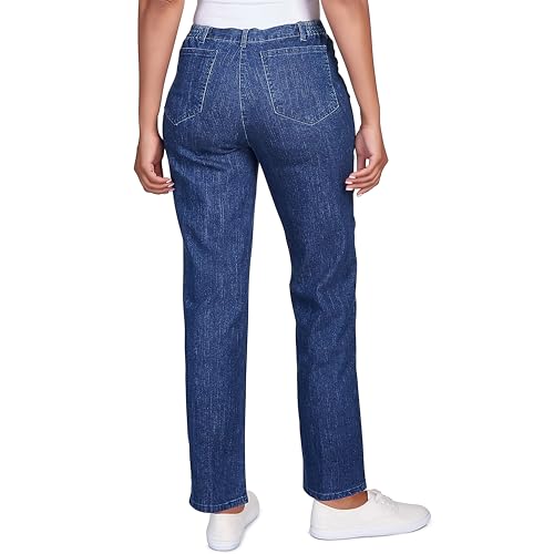 Ruby Rd. Womens Womens Mid-Rise Fly-Front Classic Denim Ankle Pant2