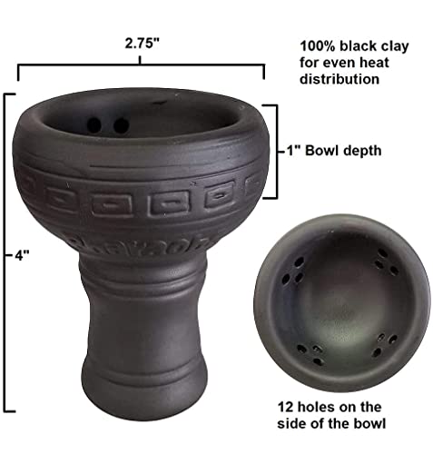 16" Pharaoh's Aztec Hookah Set, Cosmic Edition (Amber) #TOP4