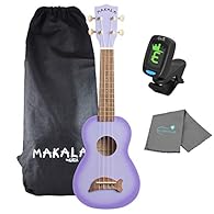 A fun looking ukulele the Soprano Purple Burst Dolphin is great for beginners to advance players with the unique dolphin design on the top with a sleek gloss finish This ukulele has a Composite Back & Sides, Kauri Top, Mahogany Neck, Plastic Nut & Sa...