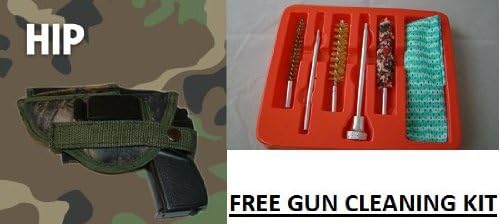 ,Kahr Pm40 Camio Colored Gun Holster, Target, Hunting, Law Inforcement, 312c, Comes with a Free Gun Cleaning Kit,