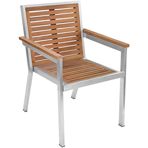 Gartenstuhle Teak Edelstahl