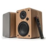 VULKKANO A4 ARC Cassa Amplificata con Woofer da 4", Bluetooth 5.0, HDMI ARC, Optica, RCA, USB, con Uscita Subwoofer, Casse Monitor con Design Elegante