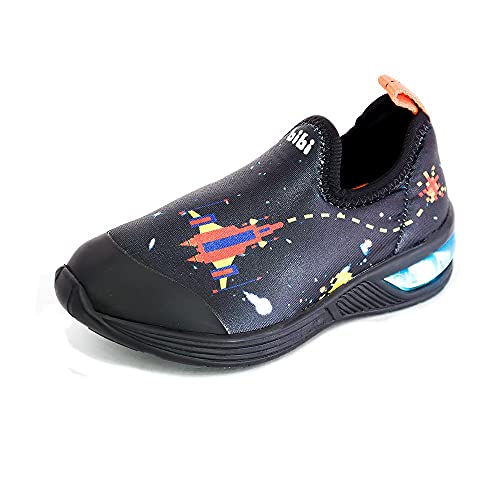 Tênis Infantil Menino Bibi Space Wave 2.0 Preto Estampa Game-29