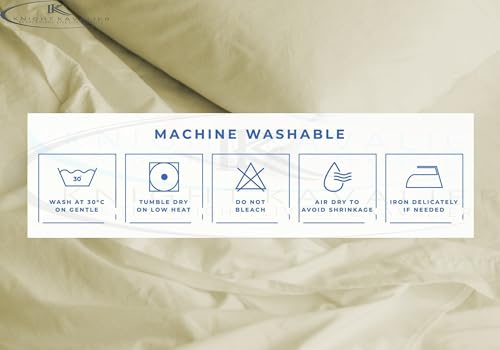 Image of 100% Cotton Premium Single Size Bedsheet with 2 Pillow Covers | Ultra-Soft, Breathable, Hotel-Quality Fabric | Elegant Collection for Bedroom Decor (Ivory Solid)