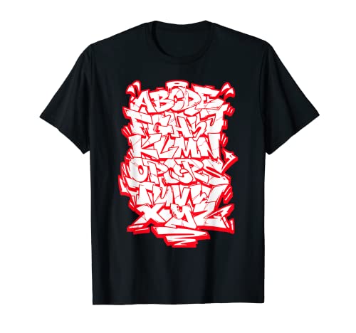 Photo de Alphabet graffiti Hip Hop Street Art Wildstyle Lettrage T-Shirt