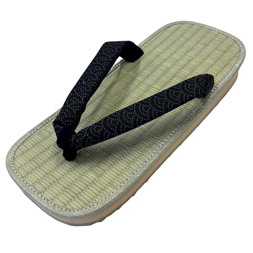 Edoten Japanese Sandal Rush Sponge sole Sandal thong Up to oversize men's