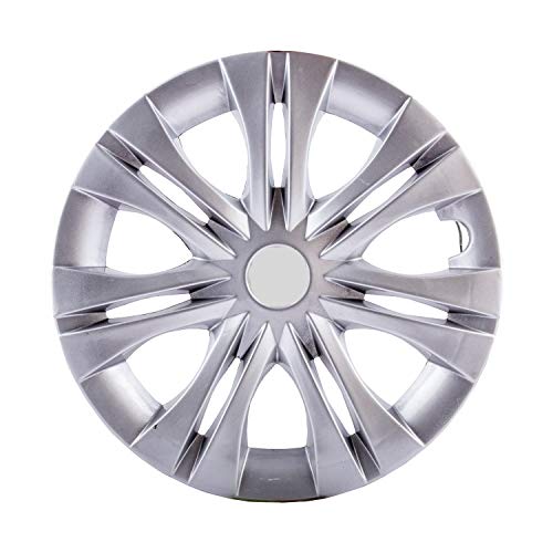 VANSH TRADE Unbreakable Quality Wheel Cover 15" 14 Spokes Snap-On Universal Wheel Cap Wheel Cover Hub Cap (Set of 4, Grey) Innova