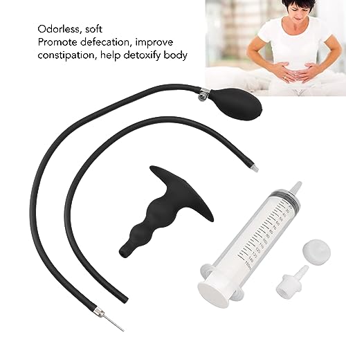 Silicone Enema System, Limpador Anal Suave para Casa (Tipo 1)