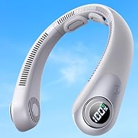 Portable Hands-free 5 Speeds Cooling Neck Fan w/ LED Display only .49: eDeal Info