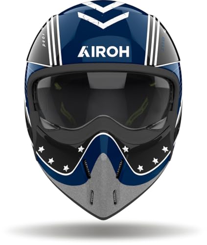 AIROH J 110 Command Ocean Gloss XL casco de moto convertible azul 5