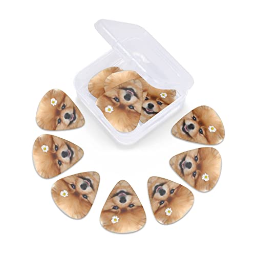 Médiators en celluloïd coloré avec motif chien avec fleur – 3 épaisseurs différentes – Pour basse, amateurs de musique – Pour guitare électrique et acoustique – Comprend 0,46 mm, 0,71 mm, 0,96 mm - Les Beatles, Paul McCartney, John Lennon, RIngo Starr, George Harrison Médiators en celluloïd coloré avec motif chien avec fleur - 3 épaisseurs différentes - Pour basse, amateurs de musique - Pour guitare électrique et acoustique - Comprend 0,46 mm, 0,71 mm, 0,96 mm – Image 7