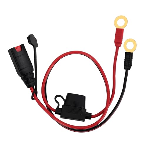 KRENIE GC008 X-Connect M10 XL Eyelet Terminal Connector – Wire Harness Compatible with NOCO Battery Charger – 3/8 Inch Eyelet Trickle Charger Cable for Genius Smart Chargers