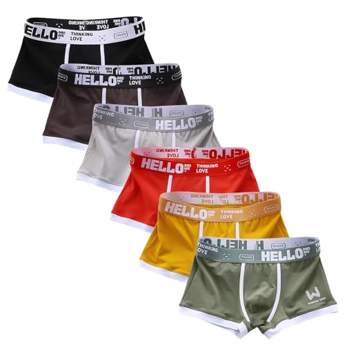 Hello Underwear For Men, Hello Classic - Boxer Shorts For Men, Mens Soft Breathable Summer Trunks, Multipack
