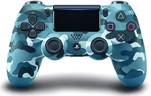 DualShock 4 Wireless Controller for PlayStation 4 - Blue Camouflage (Renewed) : Video Games