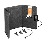 Infrared Desk Heater 51x100cm Heating Panel 165W Stand Heater for Office Desk Workplace Temperature up to 65°C foldable heating wall