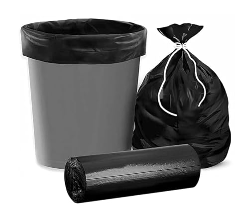 Image of Garbage Bag for Kitchen, Dustbin Bags, Leak-Proof Wastage Bag, Multipurpose Bags for Home, Office, Restaurants, Dry & Wet Trash Bag - MQ-03 - Black (19X21 Inch) (3)
