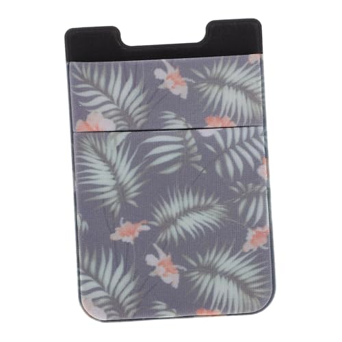 Angoily Porta Carte Autoadesivo Per Cellulare Portafoglio Per Carte Di Credito Tasca Posteriore Per Telefono Organizer Portacarte Per Smartphone Design Elegante e Pratico