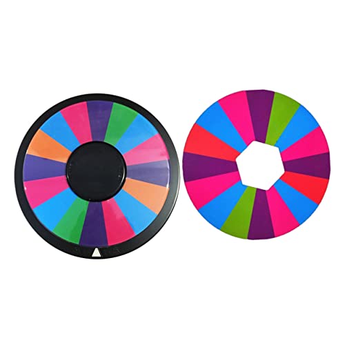 ERINGOGO 1 Set Double Sided Drinking Game Turntable Ktv Entertainment Prop for Fun Gatherings Parties and Game Nights Easy to Use and Carry