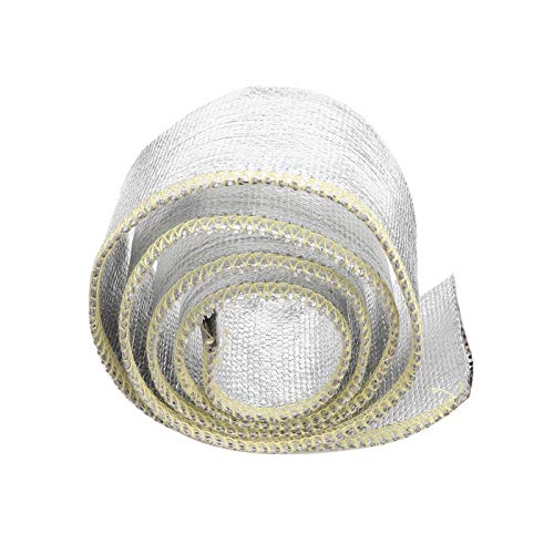 AC PERFORMANCE 3/8" Aluminum Fiberglass Heat Shield Sleeve 3FT by AC PERFORMANCE - Used condition - Image 3