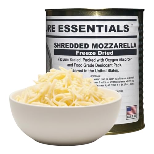 Future Essentials Freeze-Dried Shredded Mozzarella, 8 oz