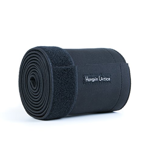 Hongxin LAttice Neoprene Fireproofing Cable Cord Management Sleeve (Pure Black, 80 x 5.1-Inch)