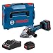 Produktbild Bosch Professional 18V System BITURBO Akku-Winkelschleifer GWS 18V-15 PSC (inkl. 2x Akku ProCORE18V 8.0Ah, GAL 18V-160 C, Zusatzhandgriff, Schutzhaube, Trennschutzhaube, Schnellspannmutter, L-BOXX)