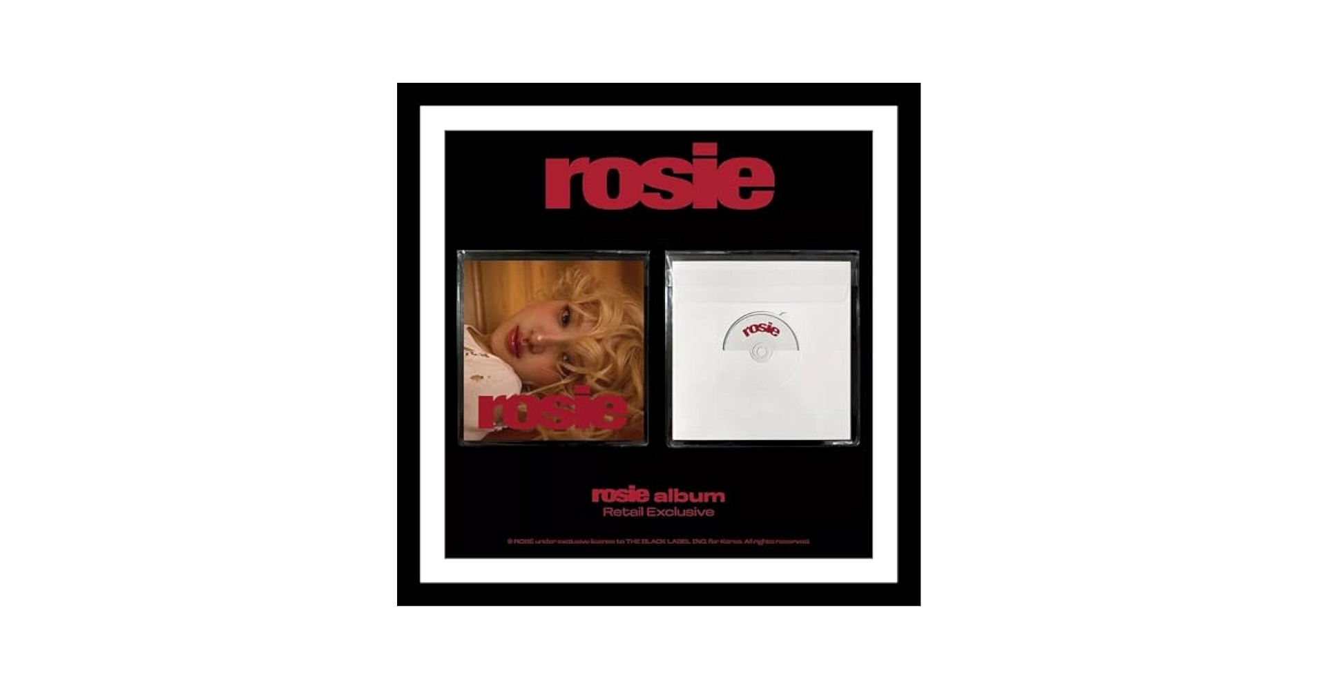 ROSE, ROSE, BLACKPINK, ROSE, BLACKPINK - ROSE ROSIE First