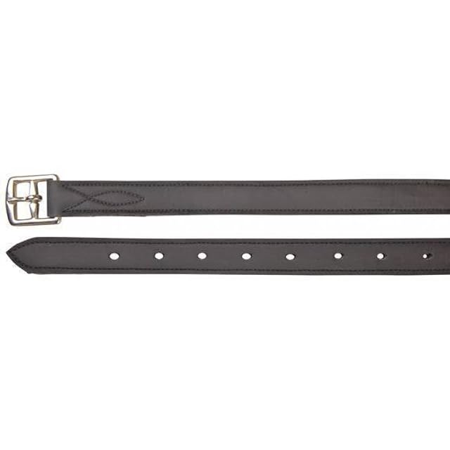 HKM Economic 558045 - Juego de 2 estribos de Piel, Color Negro, Talla L