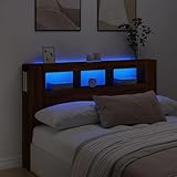 【Luces LED RGB:】 El cabecero está equipado con vibrantes luces LED RGB. Con diversos menús personalizables, puedes cambiar el color de las luces sin esfuerzo e incluso hacer que se regulen automáticamente. Estas luces LED no sólo realzan el aspecto contemporáneo del cabecero, sino que también le dan un toque a la moda.