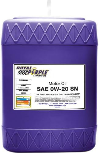 Royal Purple 05020 motor oil providing increased wear protection